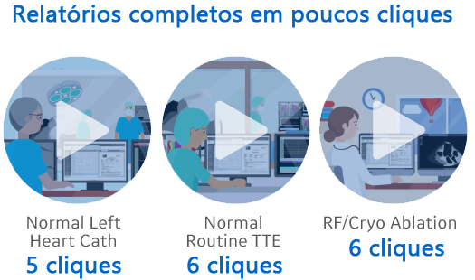 Preencha relatórios com apenas alguns cliques